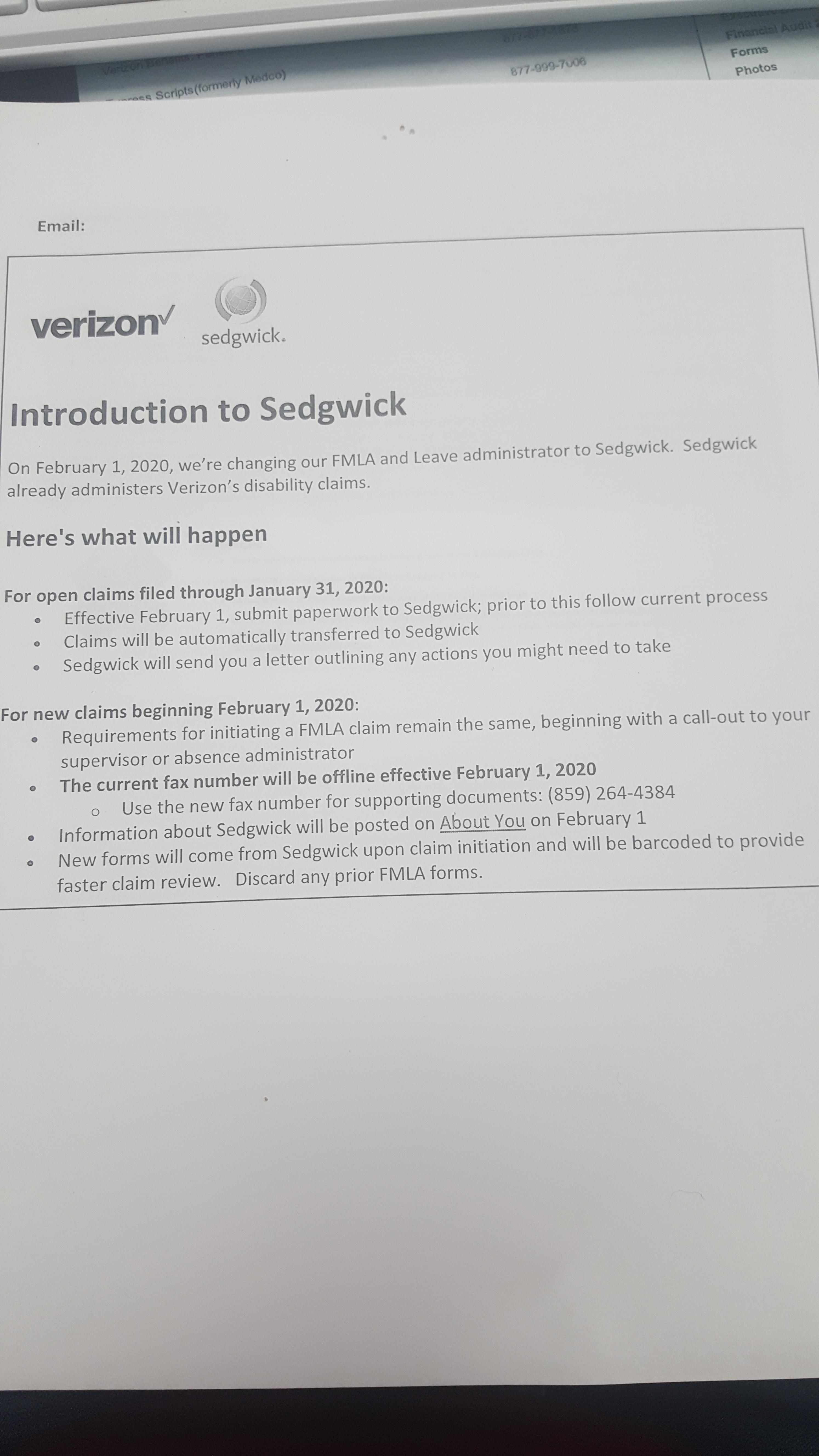 Return to work form sedgwick lassafake